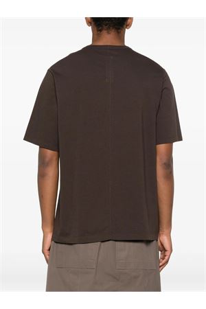 T-shirt Concordians Brad in cotone marrone RICK OWENS | RU02E1232JA78